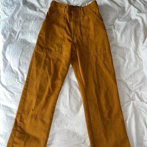 Big Bud Press Spicy Mustard Work Pants Size XS